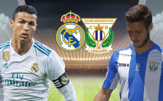 Trận đấu giữa hai đội bóng Real Madrid vs Leganes